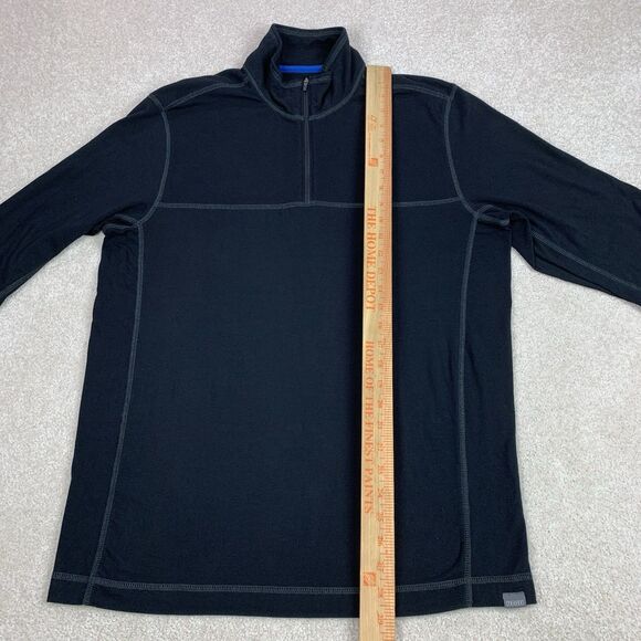 Eddie Bauer Travex Shirt Men's Size Med Performance Stretch 1/4 Zip Outdoor - Picture 15 of 16